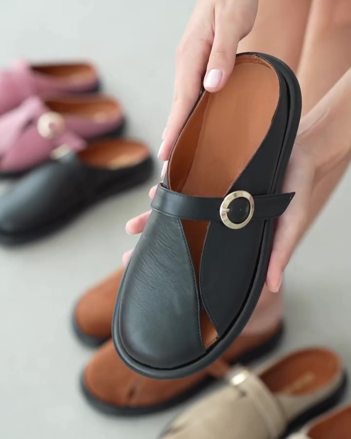 Slip-on Flat Half-slippers