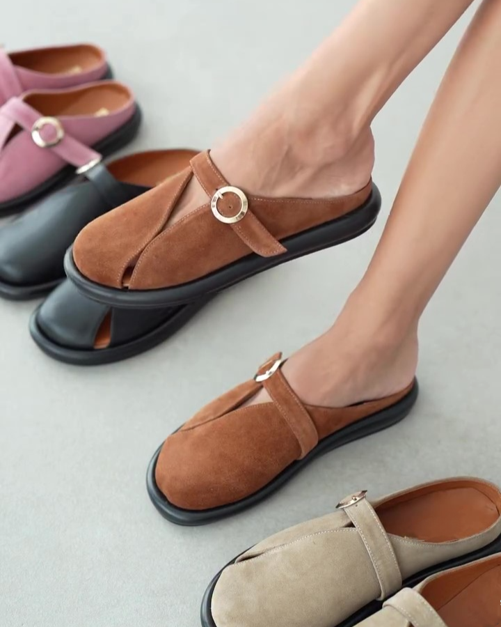 Slip-on Flat Half-slippers