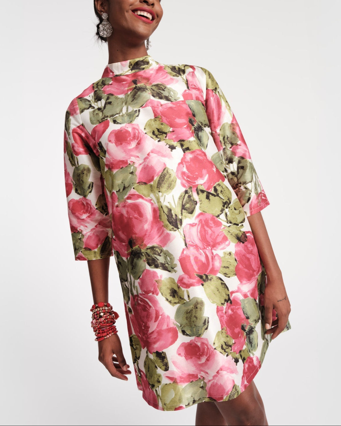 Pretty Peonies Mini Dress