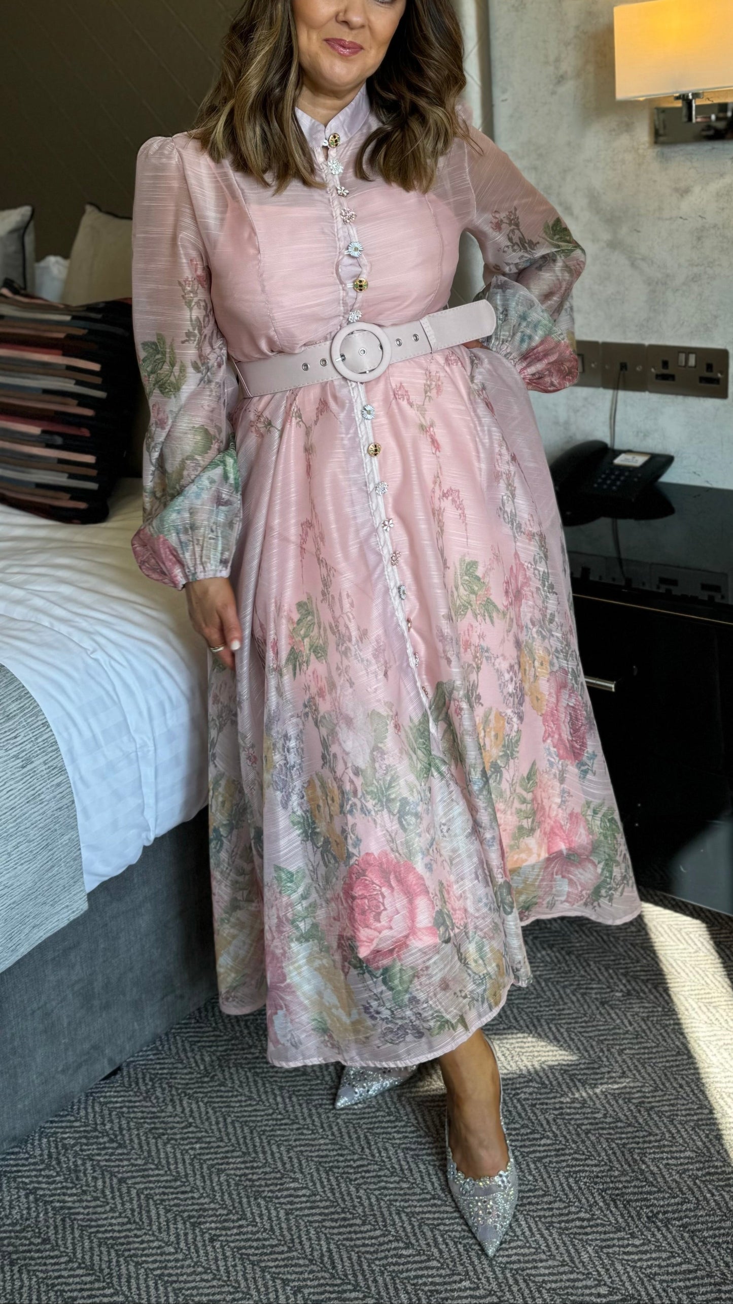 Floral Print Midi Dress