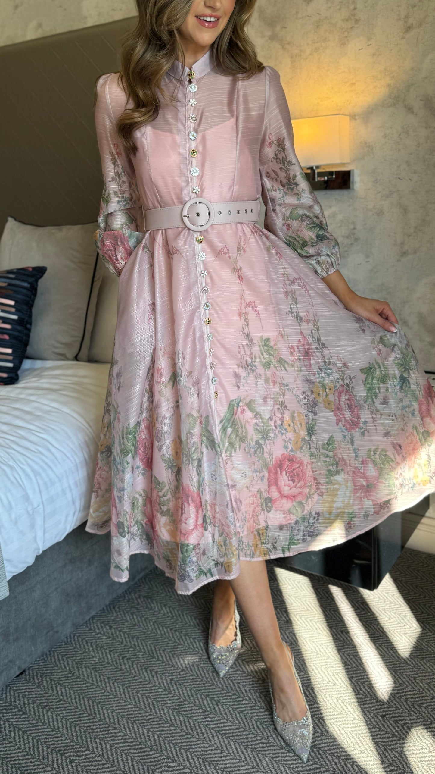 Floral Print Midi Dress
