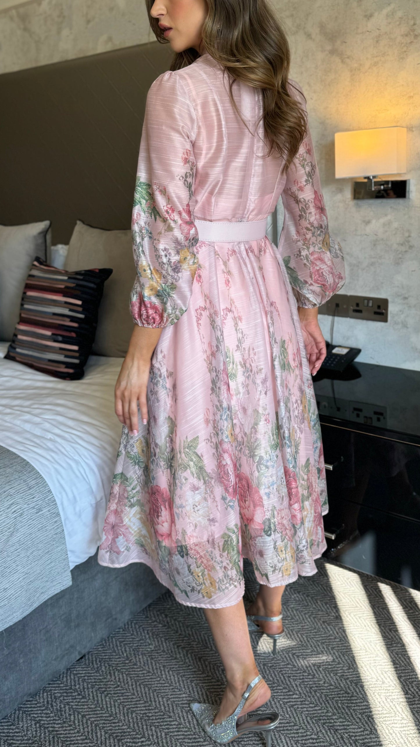 Floral Print Midi Dress