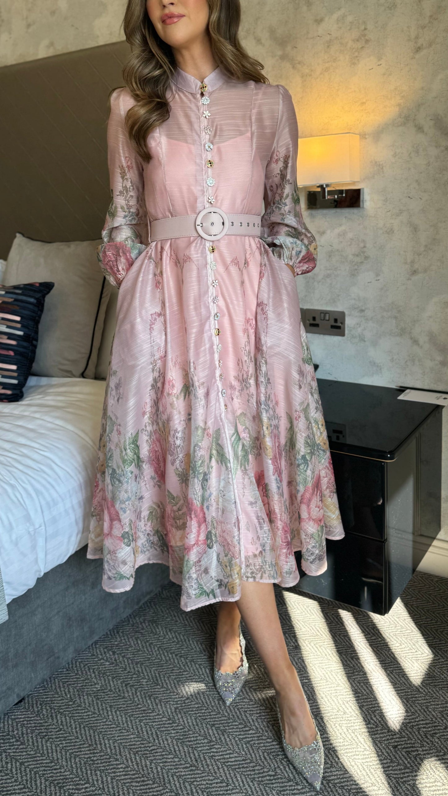 Floral Print Midi Dress