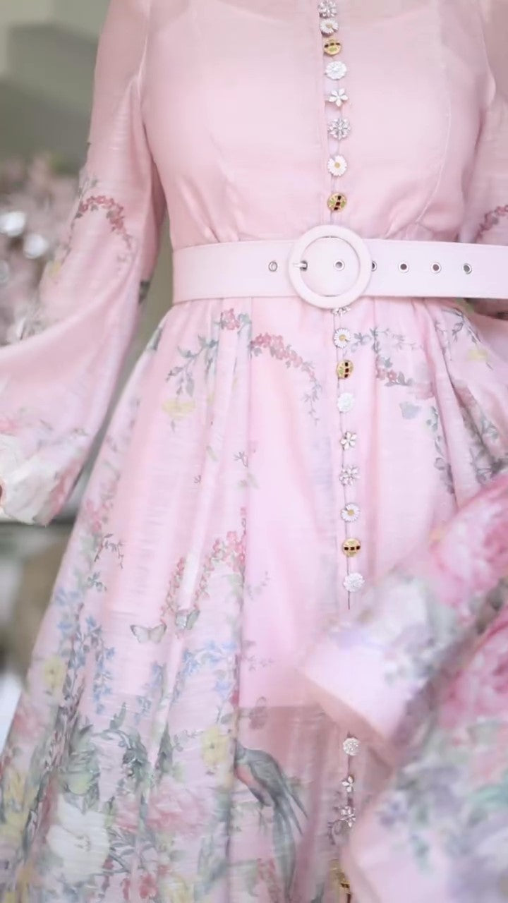 Floral Print Midi Dress