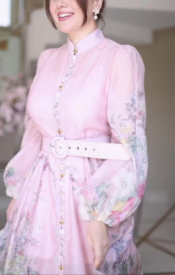 Floral Print Midi Dress