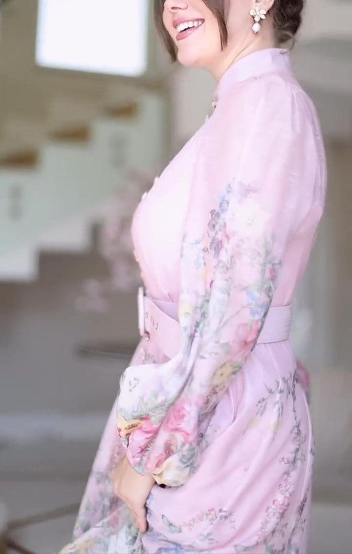 Floral Print Midi Dress