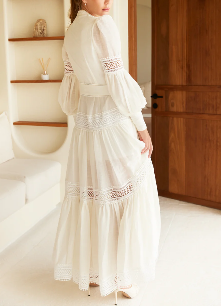 Snow White Maxi Dress