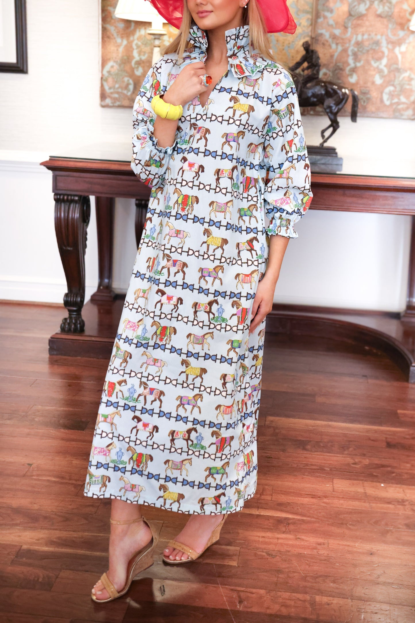 Double Ruffle Collar Dress