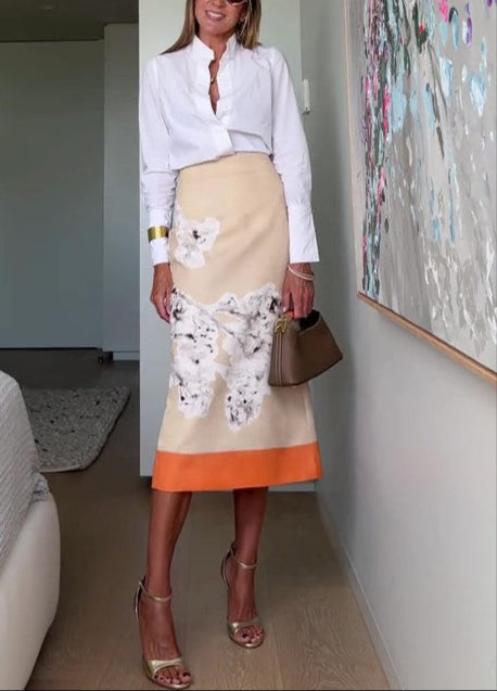 Chic Printed Skirt