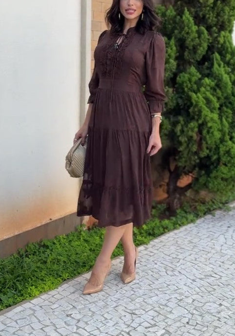 Sarita Elegant Midi Dress