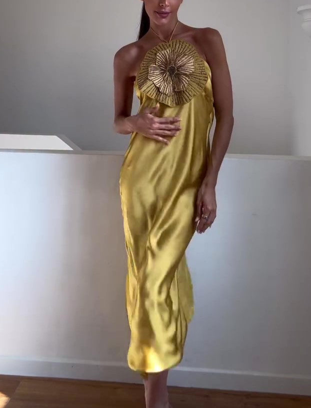 Beaded Flower Dress