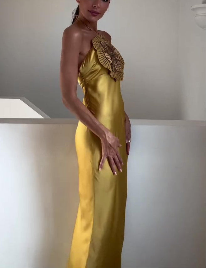 Beaded Flower Dress