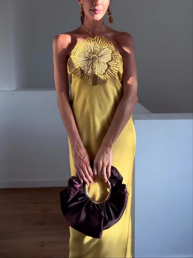 Beaded Flower Dress