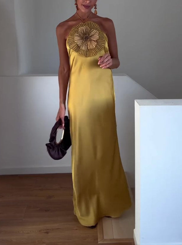 Beaded Flower Dress