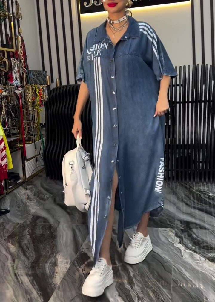Denim Shirt Dress