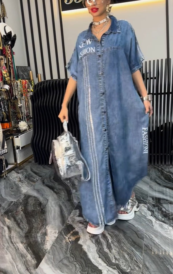 Denim Shirt Dress