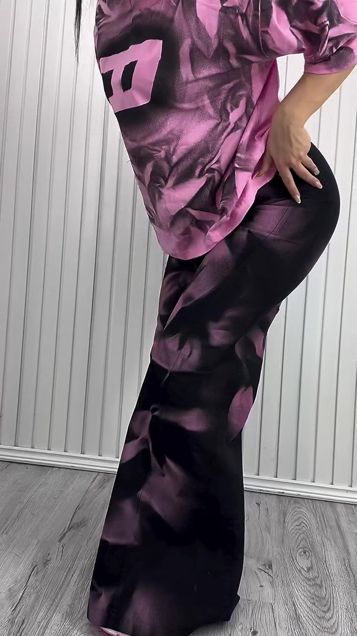Fashion Printed Casual 2-Piece Set