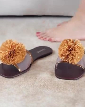 Women's Floral Flat Sandals