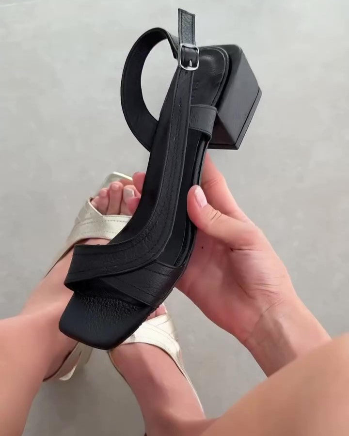 Leather Open Toe Sandals