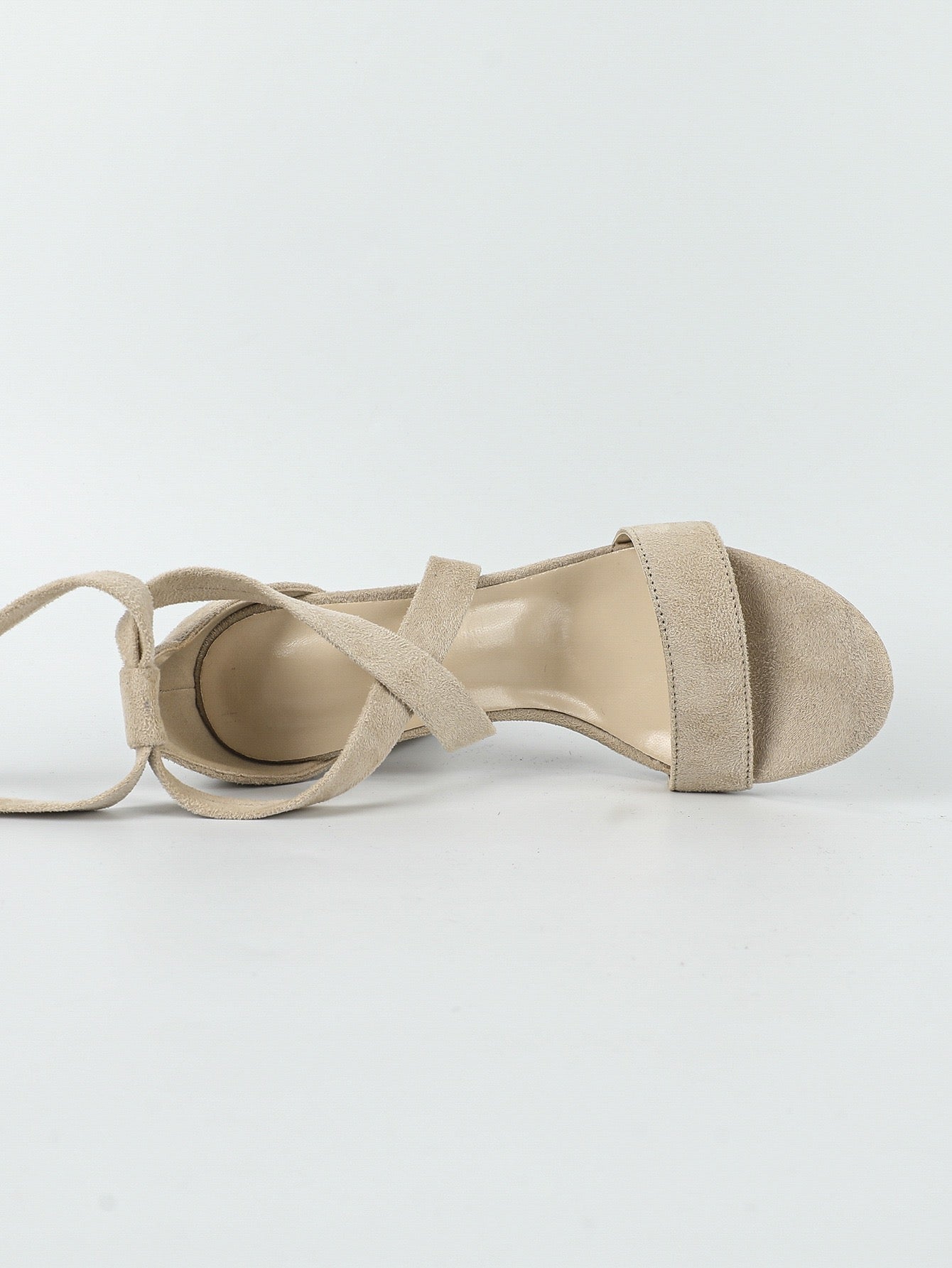 Cross-strap block-heeled sandals
