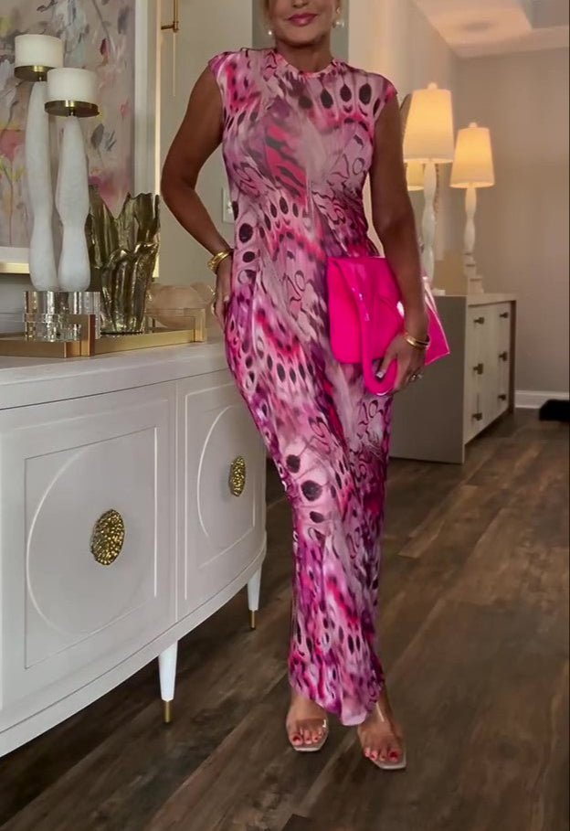 Berry Butterfly Dress