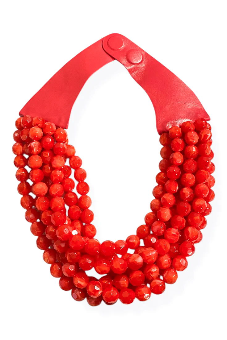 Multi-layer Beaded Magnetic Necklace