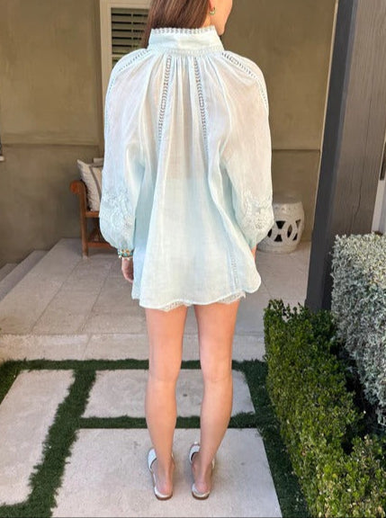 Elegant Ladies Hollow Summer Suit