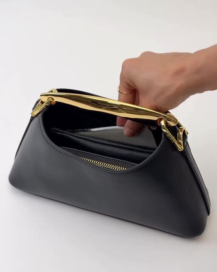 Women's Elegant Solid Color Magnetic Bag