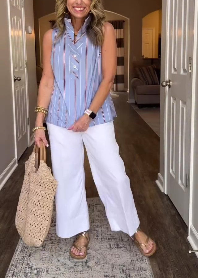 Sleeveless Non-Iron Popover