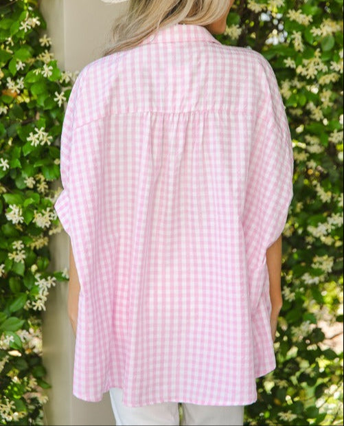 Grayson Gingham Cotton Shirt