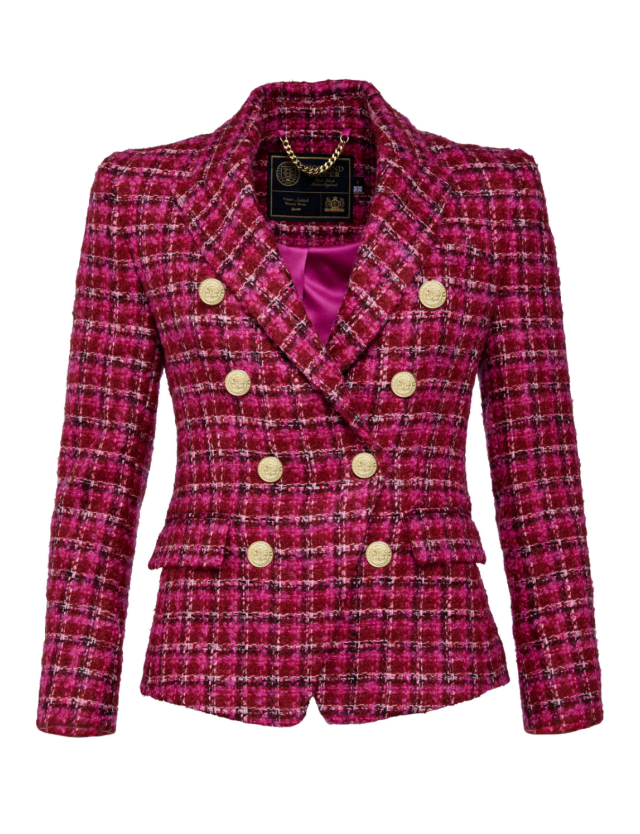 Vintage Plaid Double Breasted Blaze