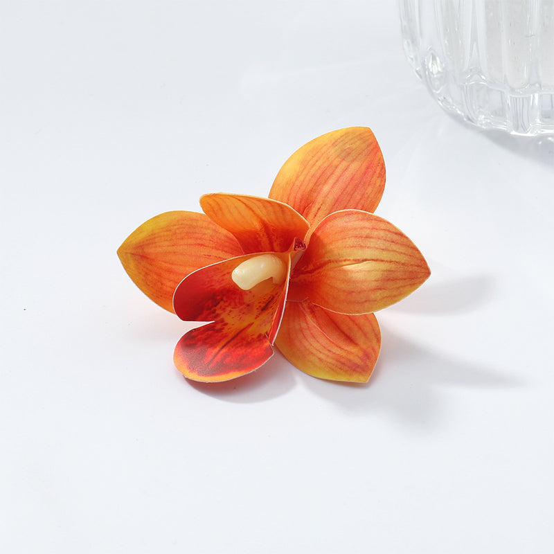 Holiday Phalaenopsis Multi-layer Earrings
