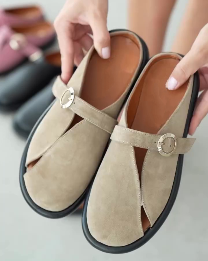 Slip-on Flat Half-slippers