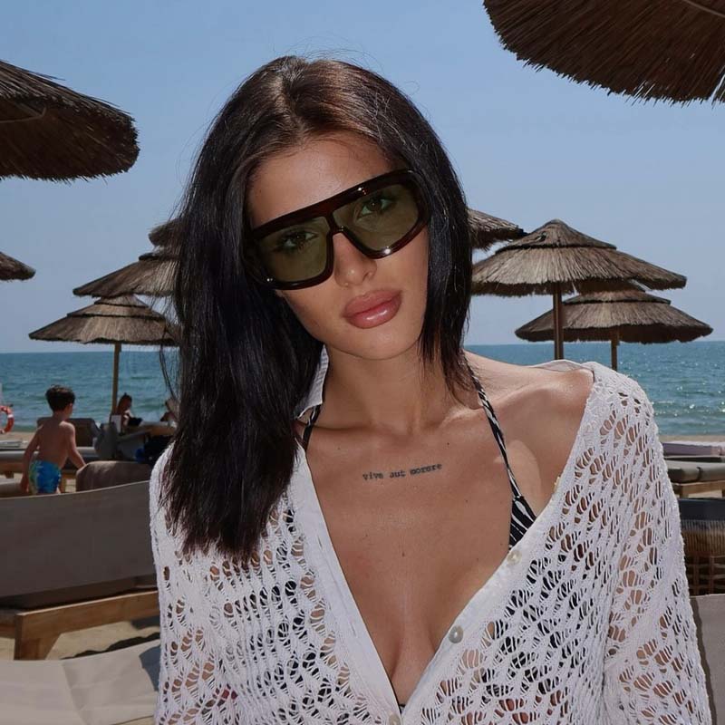 Large One-frame Sunglasses
