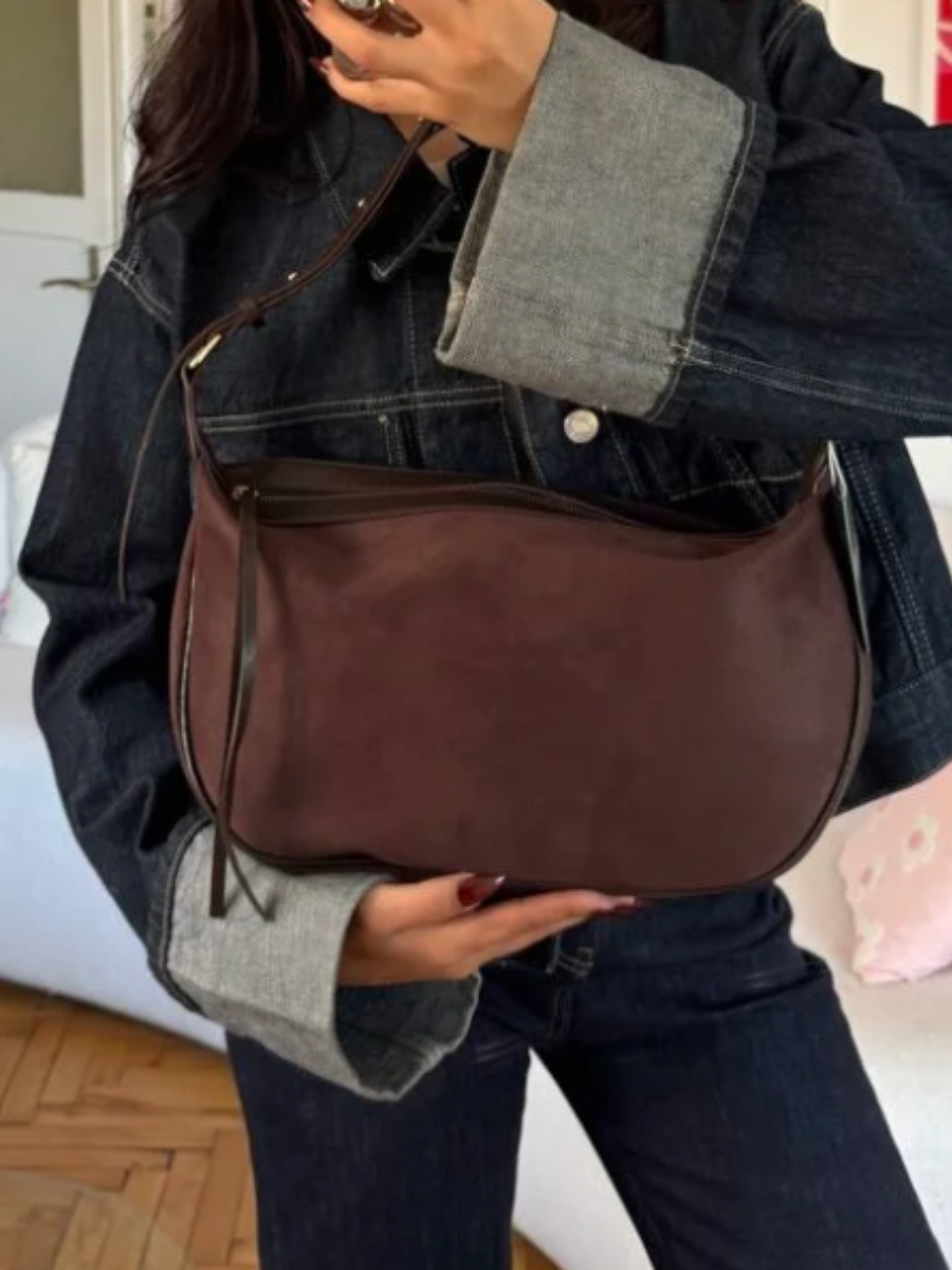 Fashion Suede Shoulder Bag
