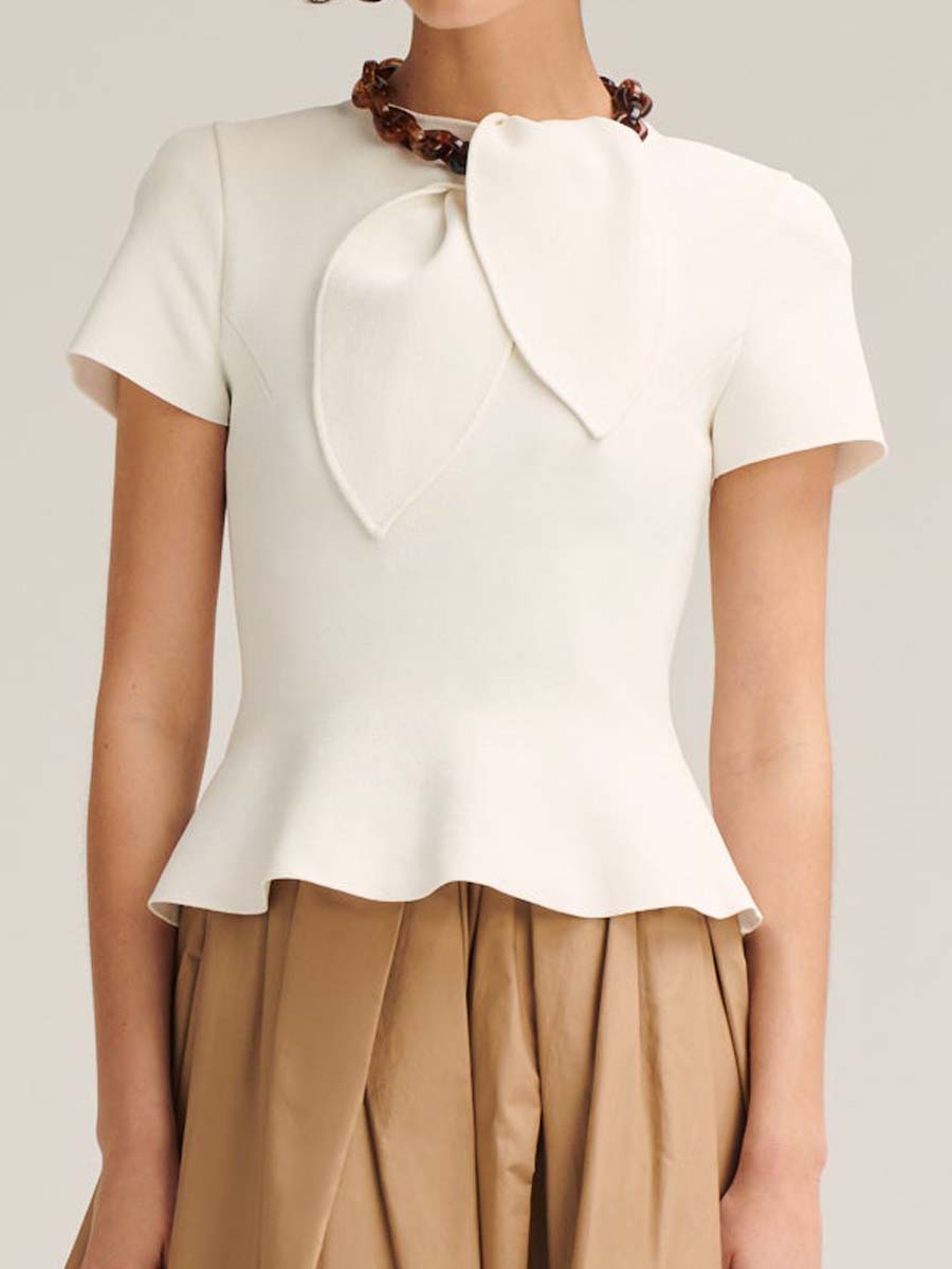 Keyhole Cut Out Two Pieces Dress