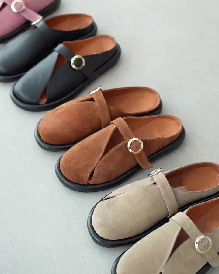 Slip-on Flat Half-slippers