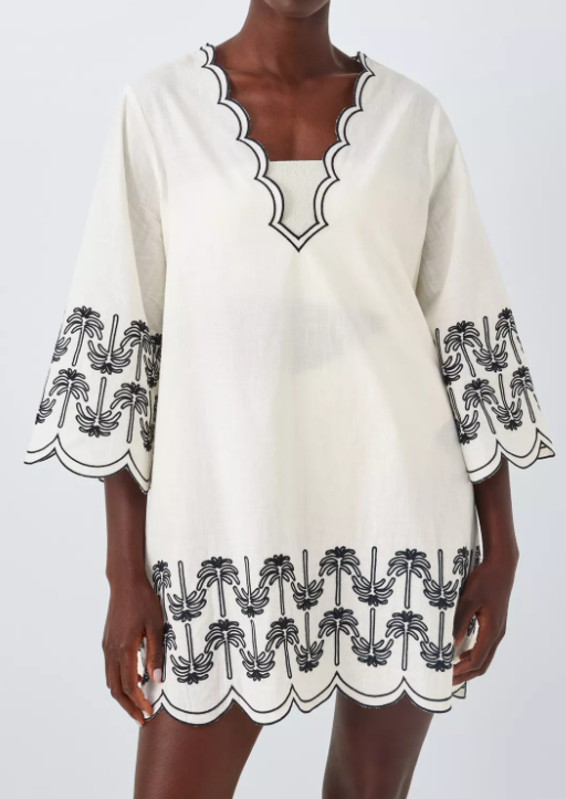 Breezy Embroidered Loose Dress