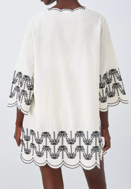 Breezy Embroidered Loose Dress