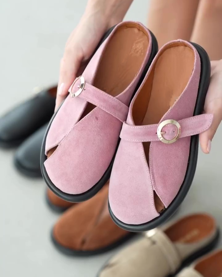 Slip-on Flat Half-slippers