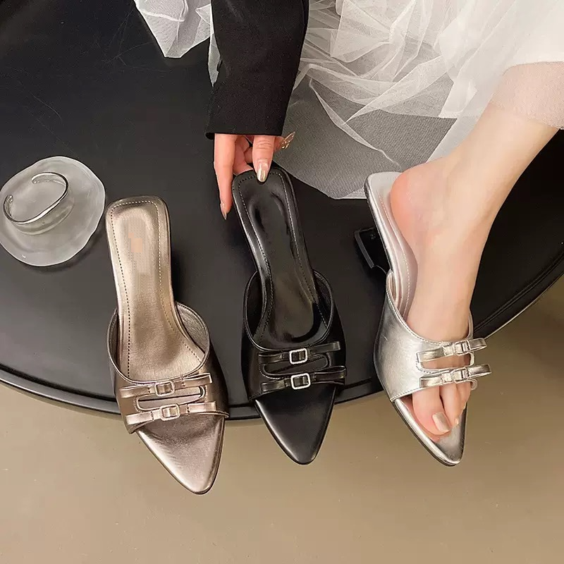 Bow Strap Wedge Sandals