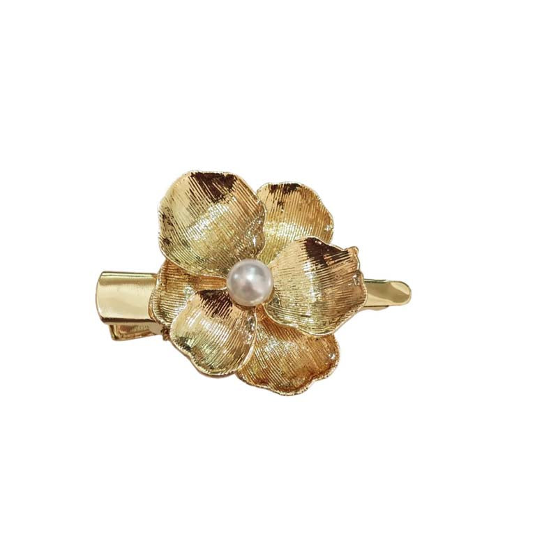 Vintage Pearl Flower Hairpin Side Clip Hair Accessories