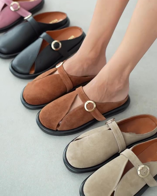 Slip-on Flat Half-slippers