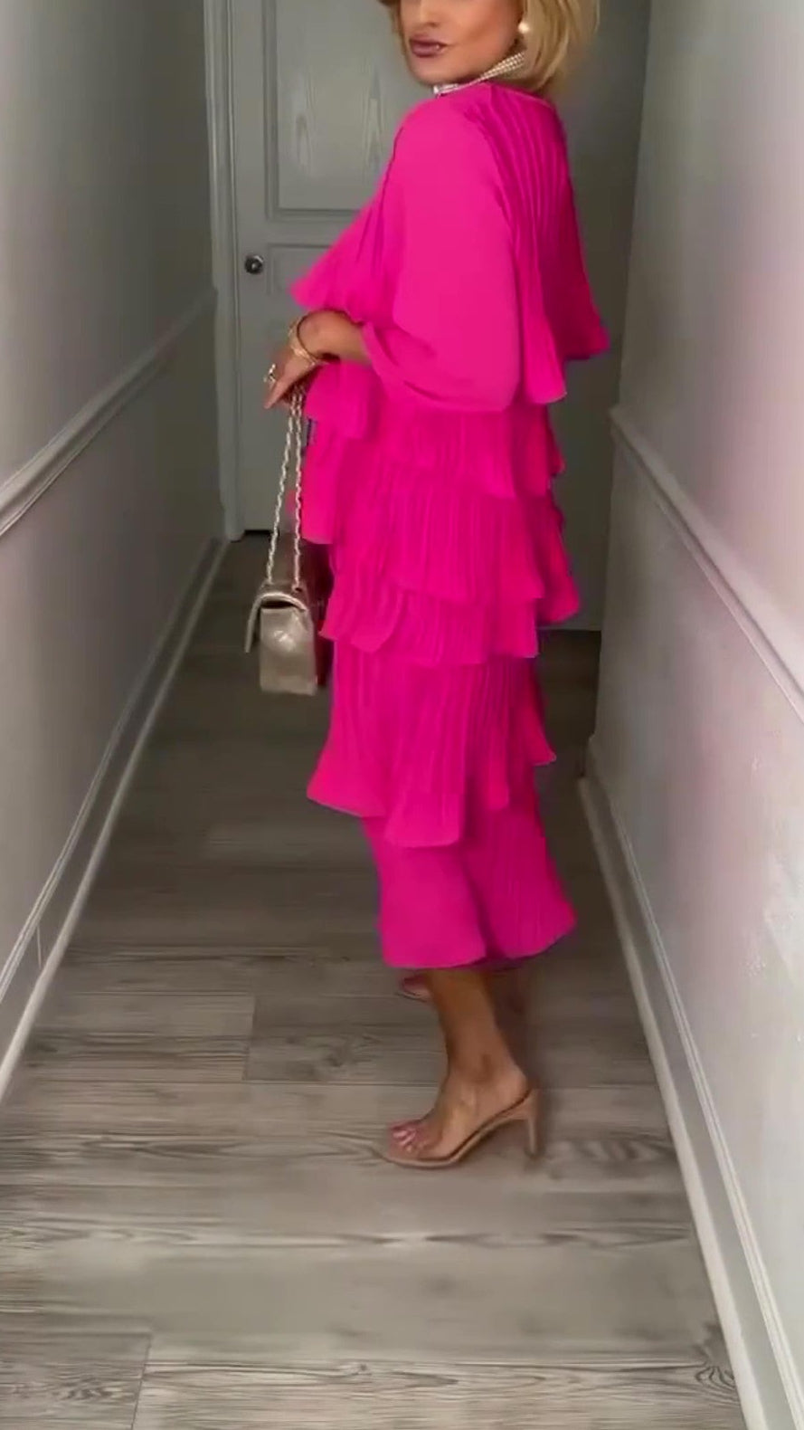 Ruffled Elegant Maxi Dress