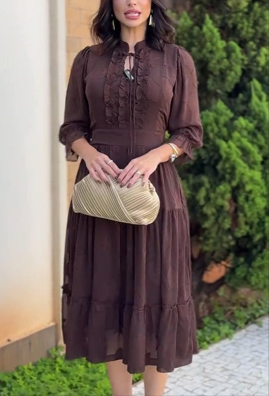 Sarita Elegant Midi Dress