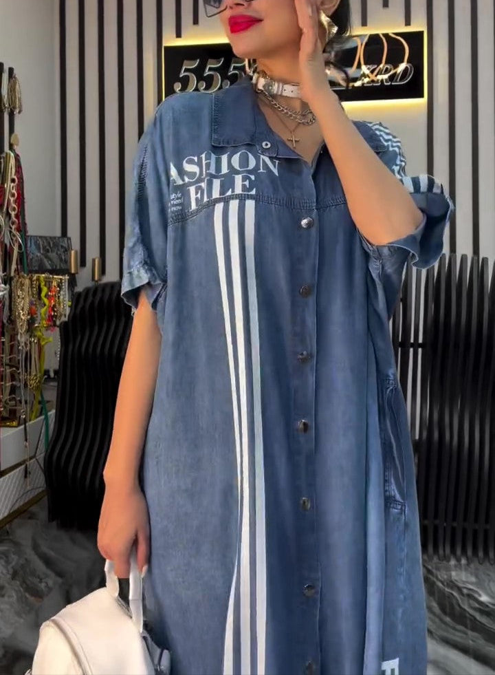 Denim Shirt Dress