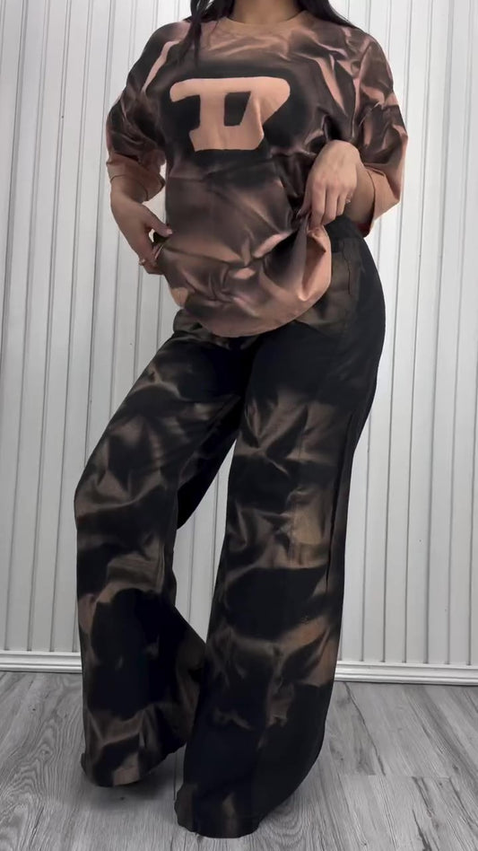 Fashion Printed Casual 2-Piece Set
