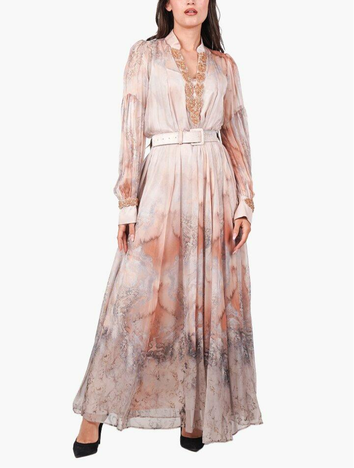 Summer Blue Tulle Maxi Dress