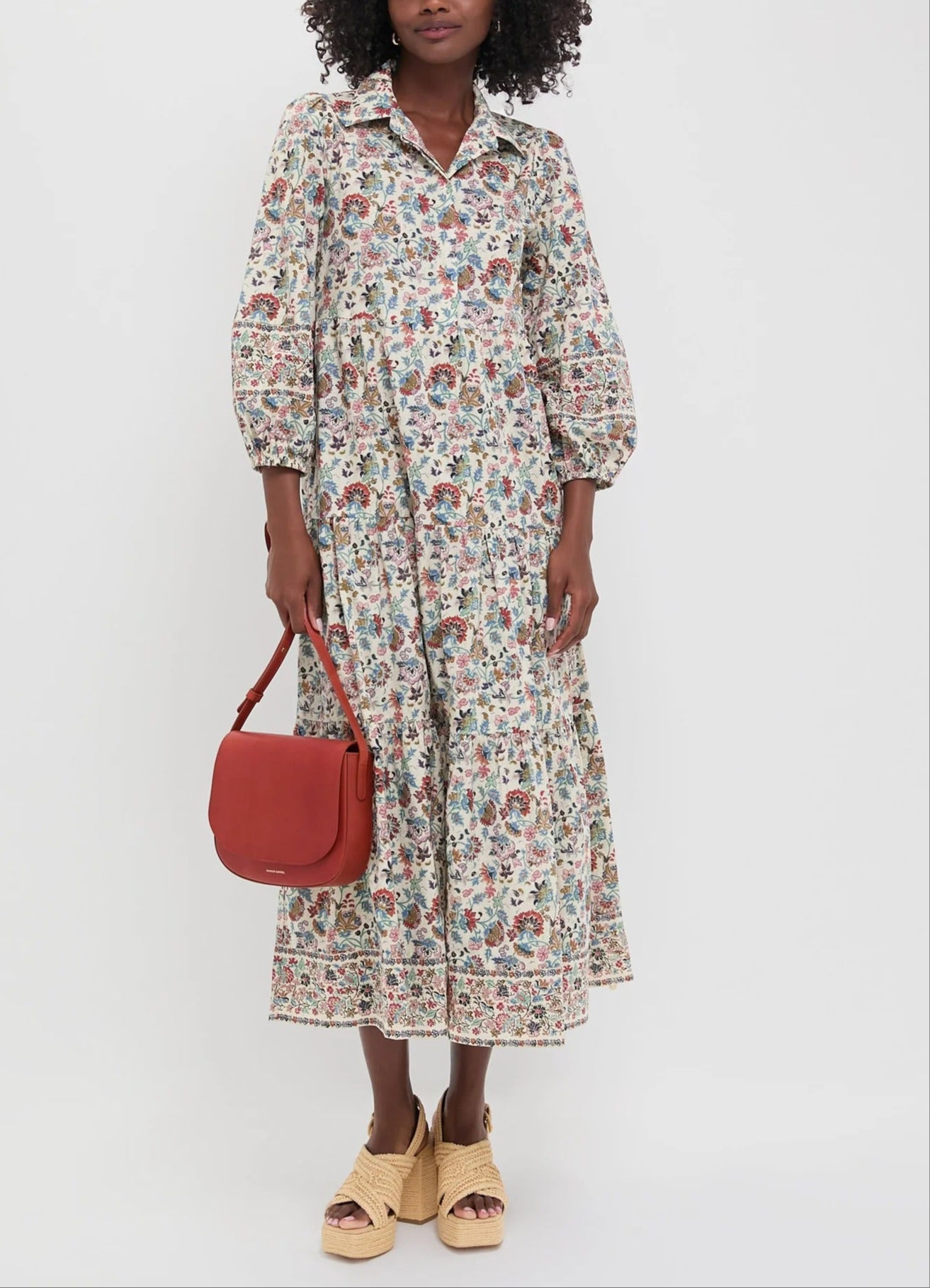 Cream Chintz Mabel Maxi Dress