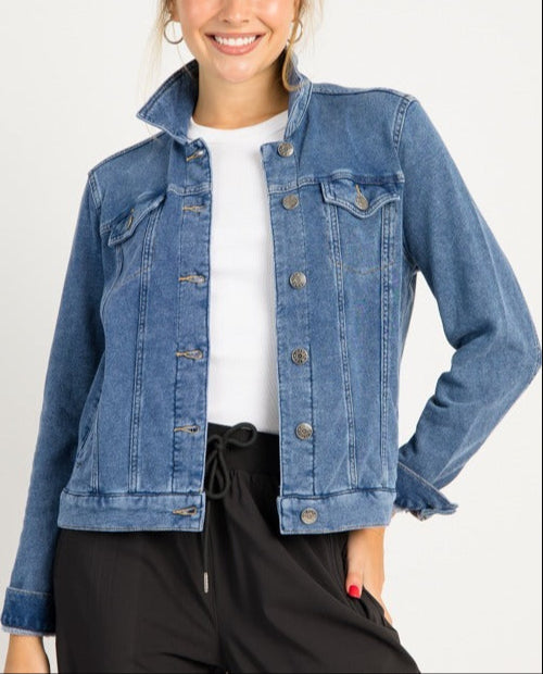 Soft Stretch Denim Jacket
